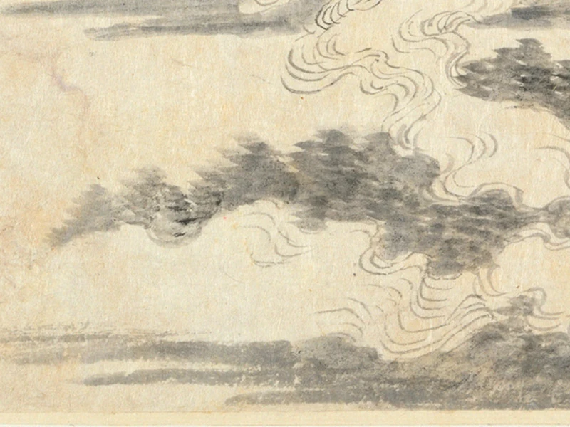 王翚《仿燕文贵山水》高清图片局部 (4)