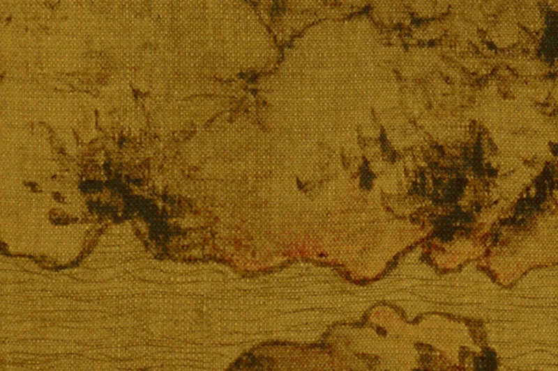 赵雍《澄江寒月图》高清局部 (2)