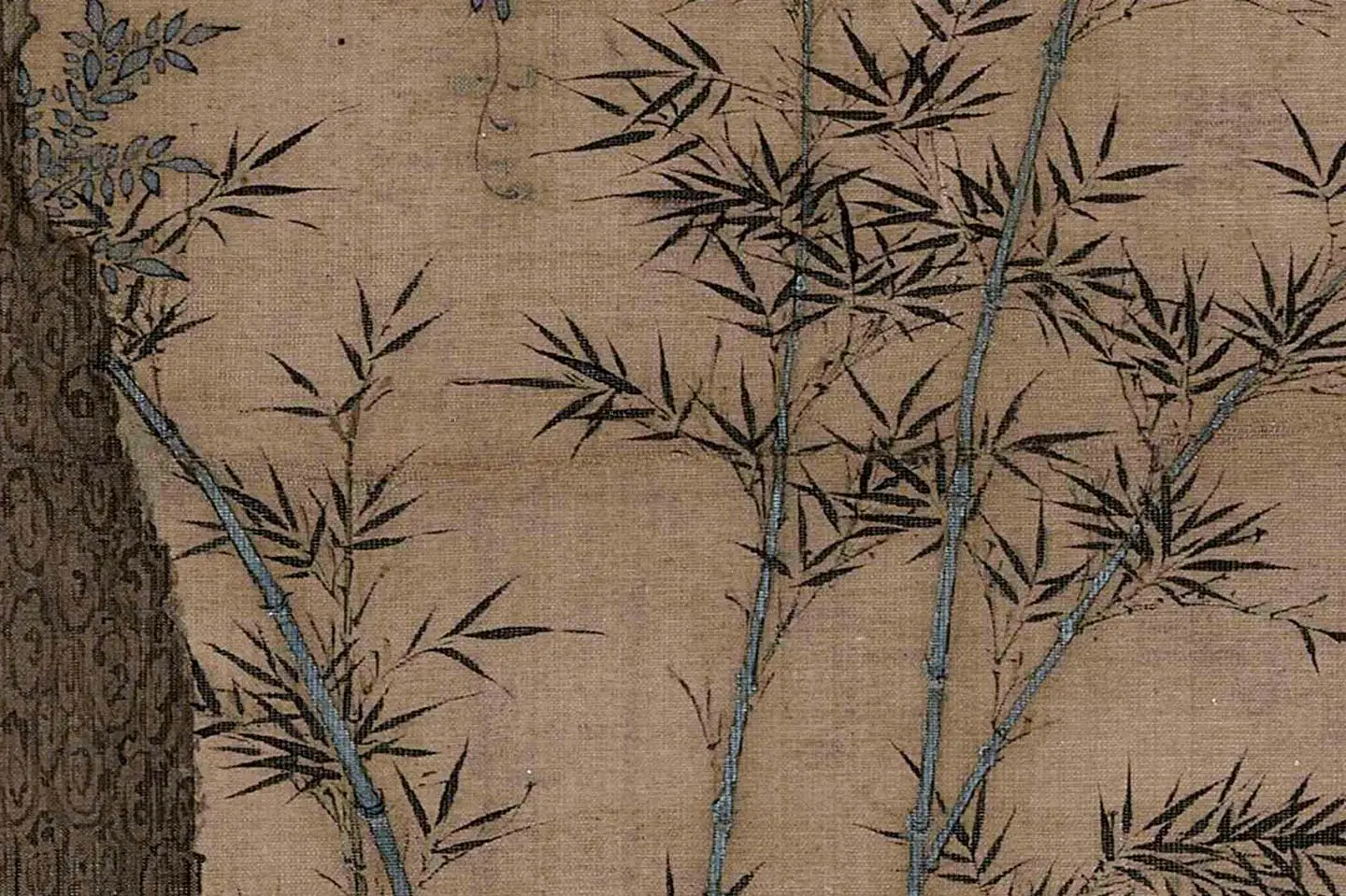 宋徽宗赵佶《听琴图》高清大图局部 (7)