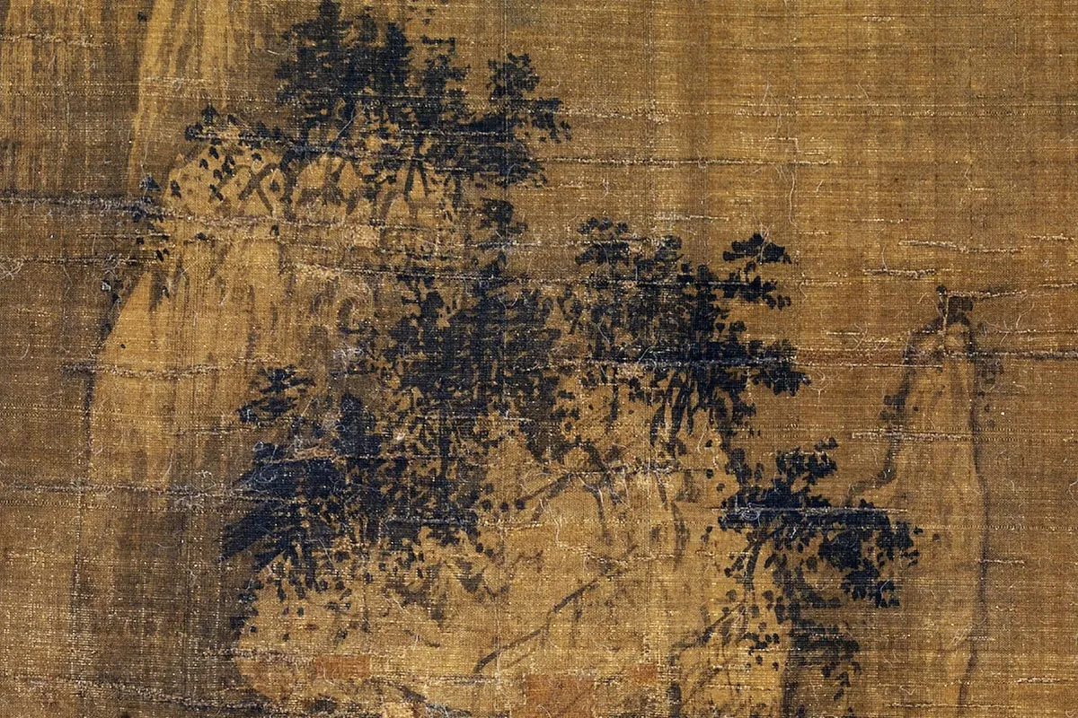 宋夏珪山水局部 (4)