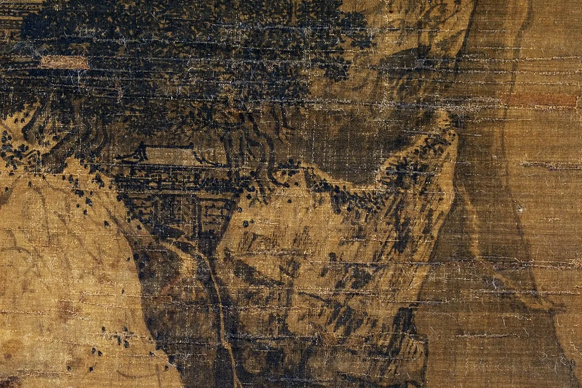 宋夏珪山水局部 (3)