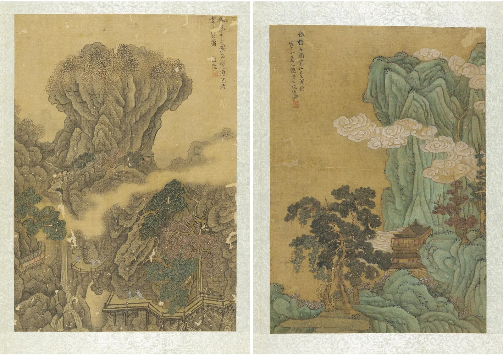 赵澄仿古山水画册_03