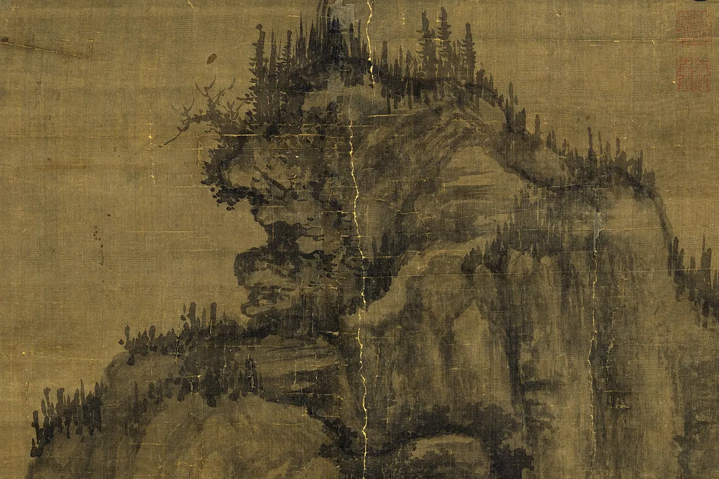 郭熙《早春图》高清大图局部 (11)