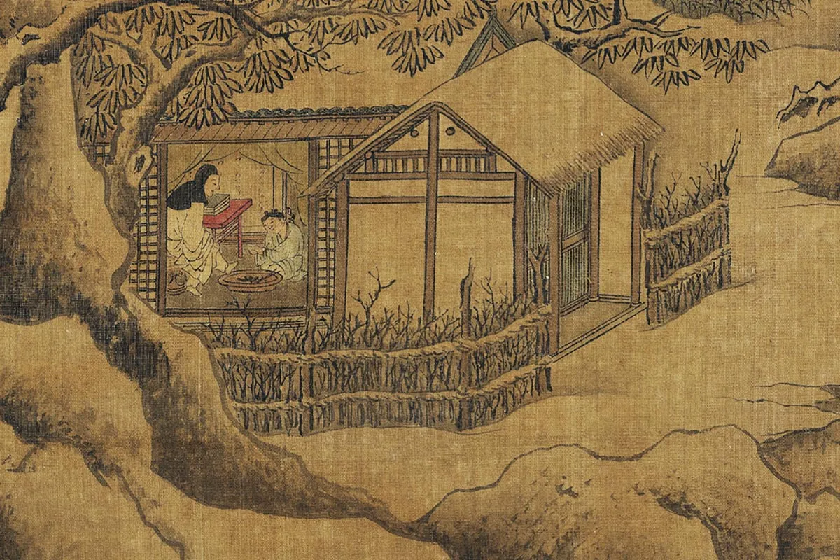 郭熙山水画《峨眉雪霁图》局部 (3)