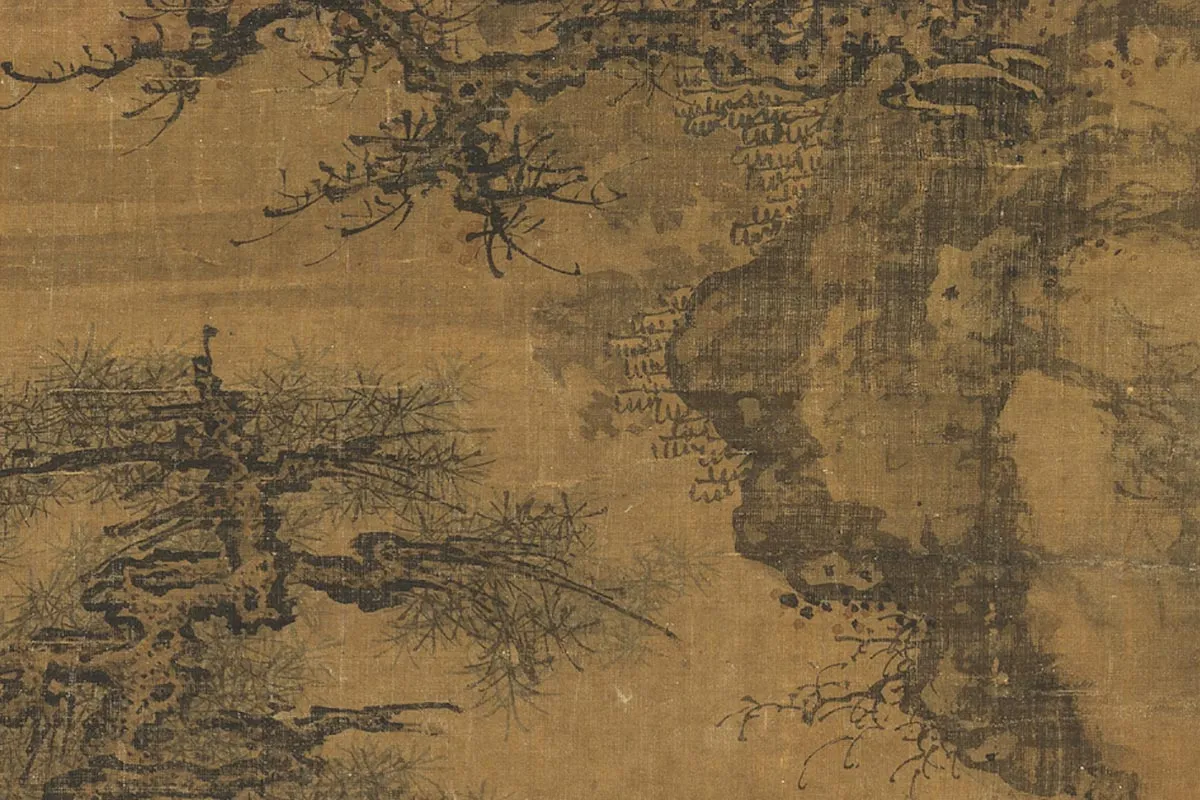 郭熙《秋山行旅图》局部 (4)