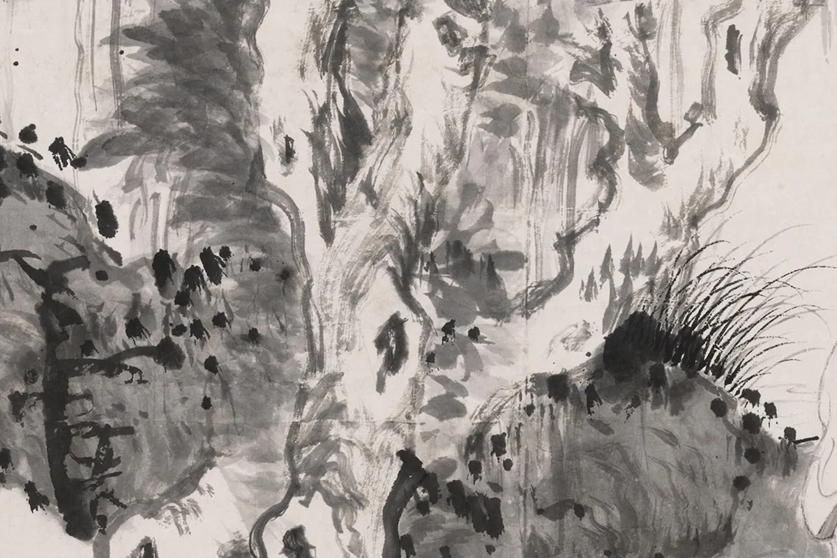 文徵明《仿董源林泉静钓图》 (4)