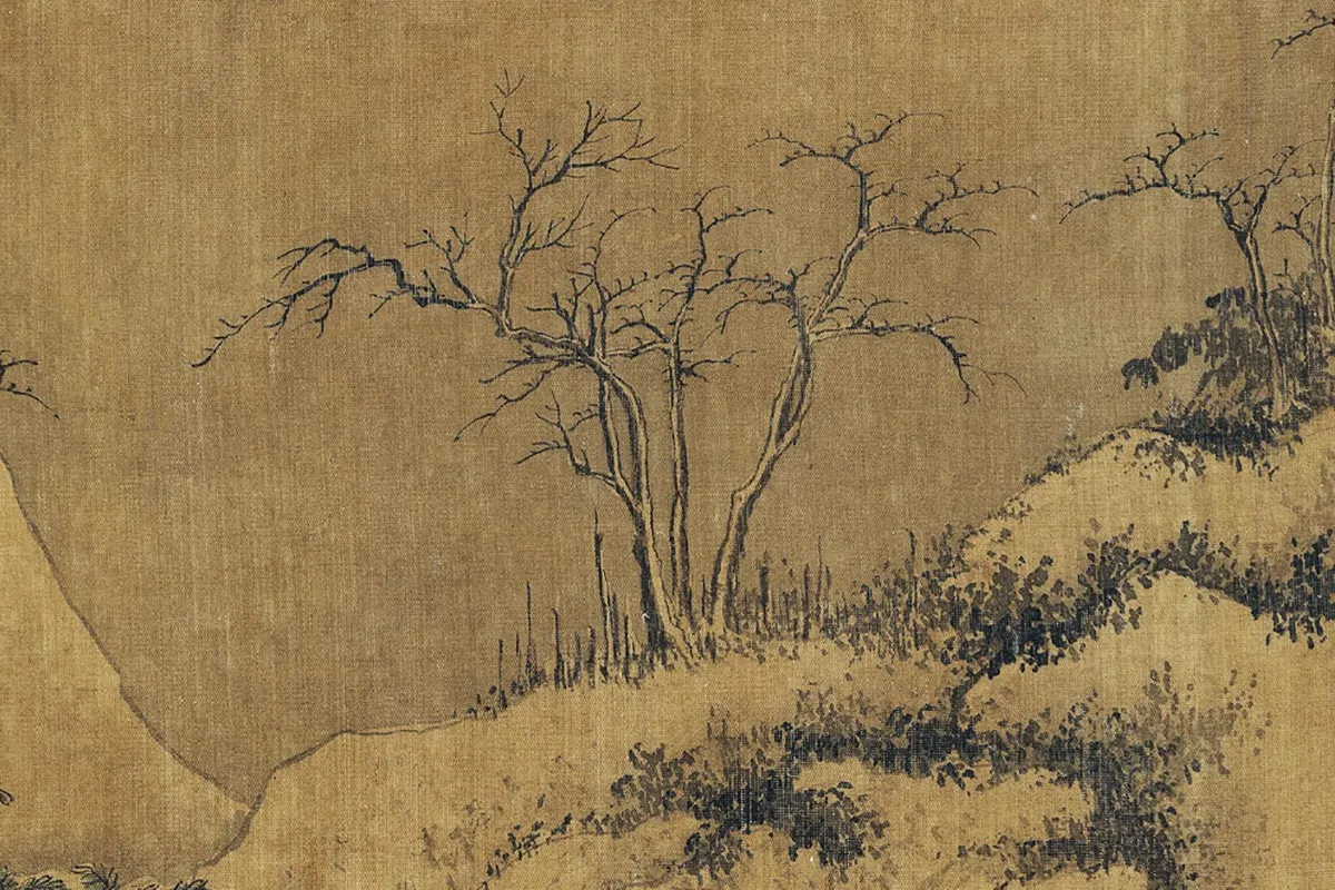 郭熙山水画《峨眉雪霁图》局部 (6)