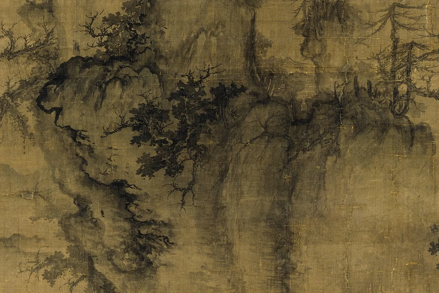 郭熙《早春图》高清大图局部 (9)