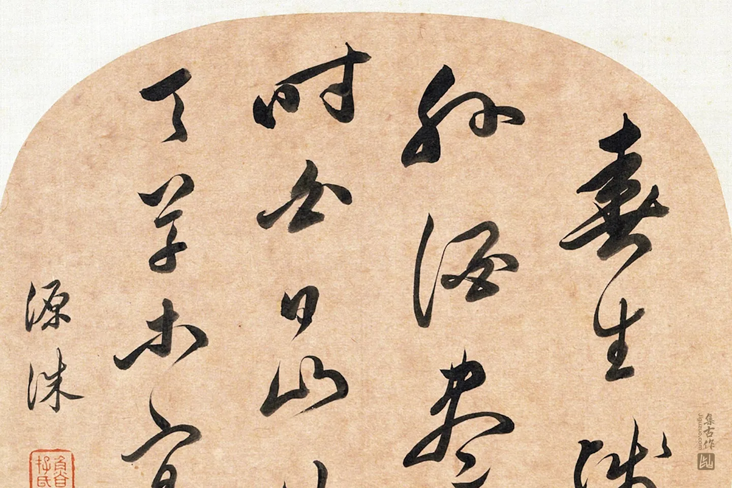 刘松年《柳桥雪阁图》局部 (3)