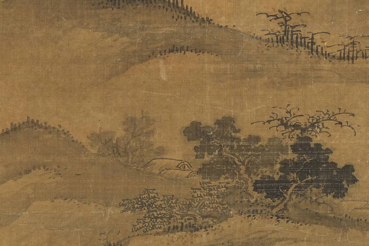 郭熙《秋山行旅图》局部 (10)