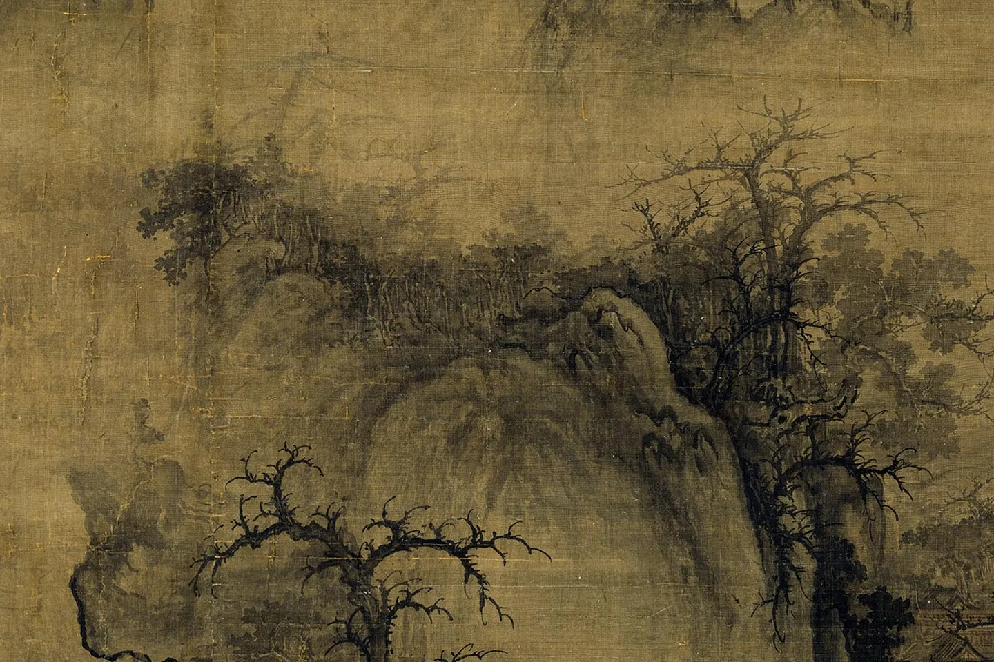 郭熙《早春图》高清大图局部 (7)