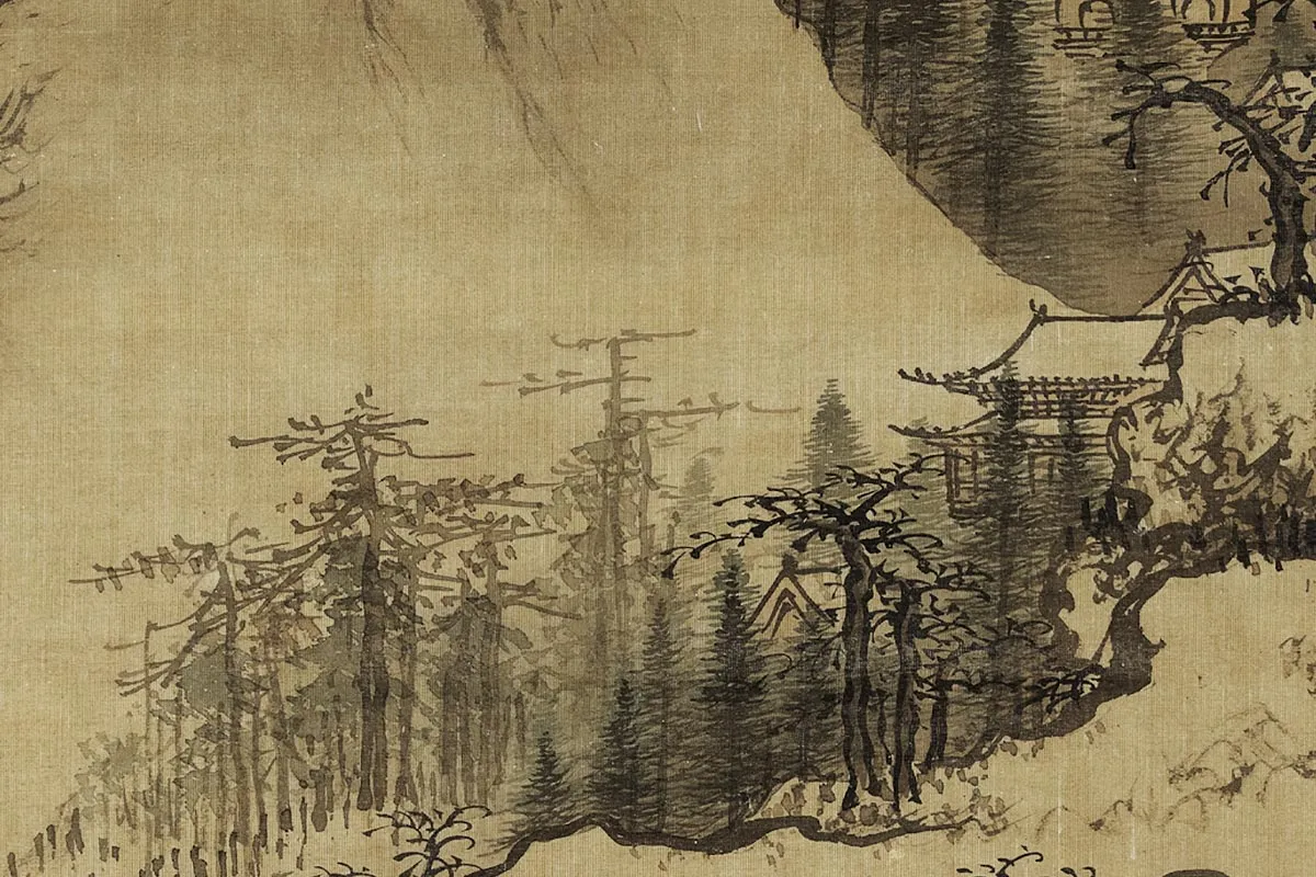 传郭熙画雪景图局部 (6)