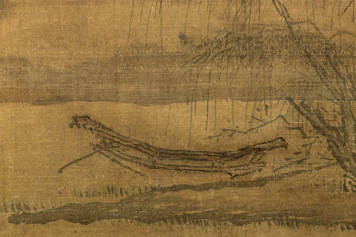 宋郭熙画山水局部 (2)