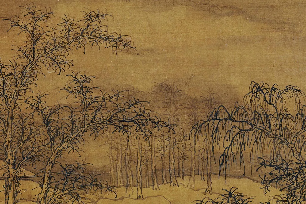 郭熙雪山行旅图局部 (5)