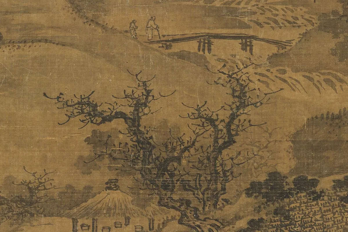 郭熙《秋山行旅图》局部 (7)