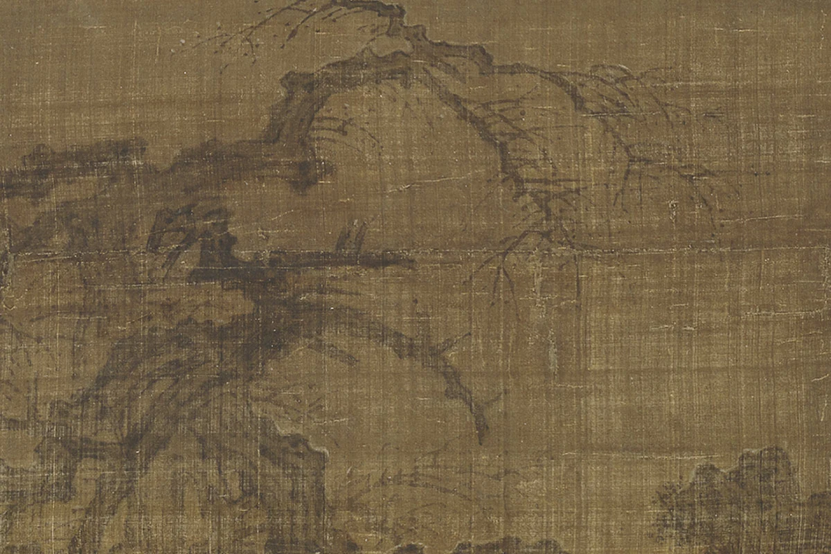 郭熙《寒林图》局部 (5)