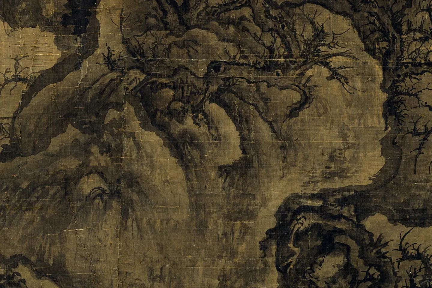 郭熙《早春图》高清大图局部 (3)