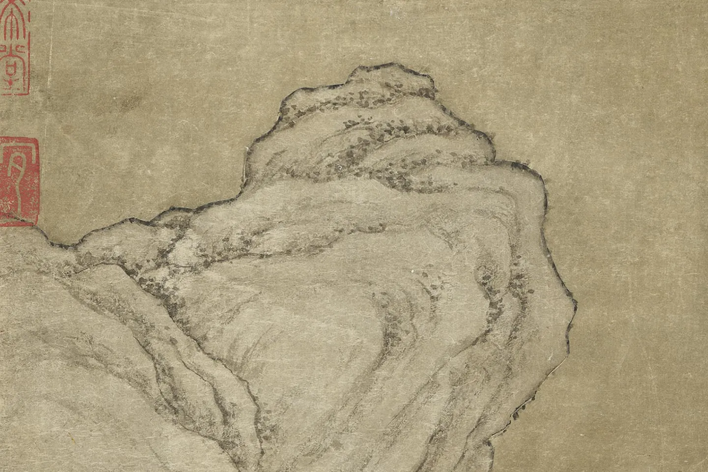 唐岱《雪景人物即事御题》局部 (5)