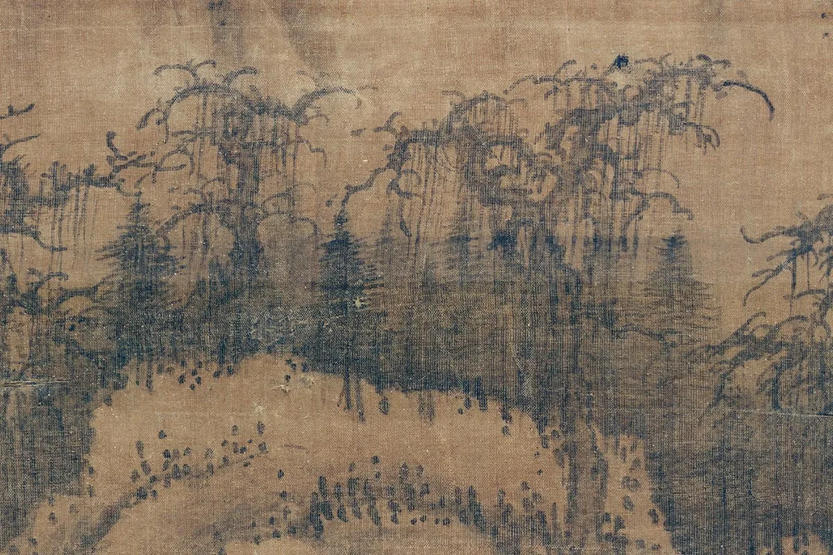 郭熙关山春雪图高清大图局部 (7)