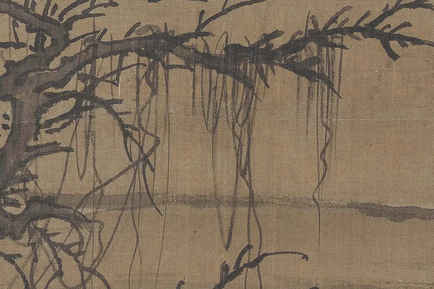 郭熙《窠石平远图》高清大图局部-(10)