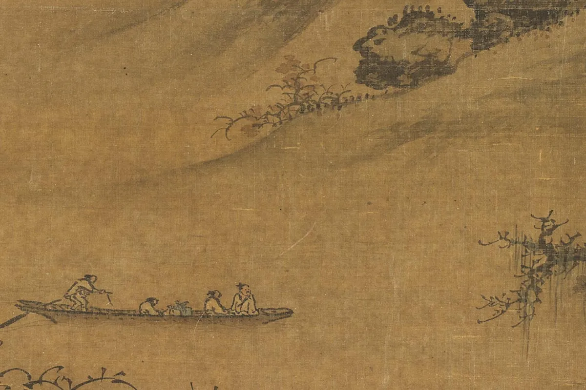 郭熙《秋山行旅图》局部 (6)