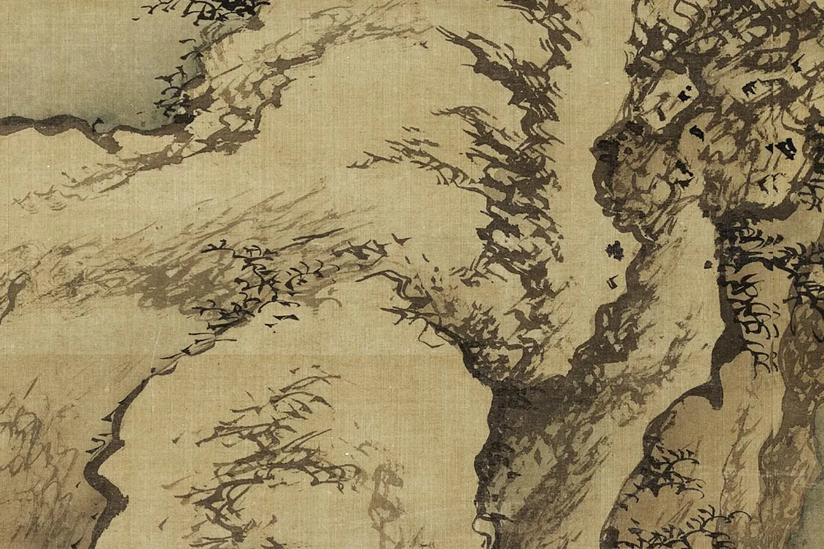 传郭熙画雪景图局部 (7)