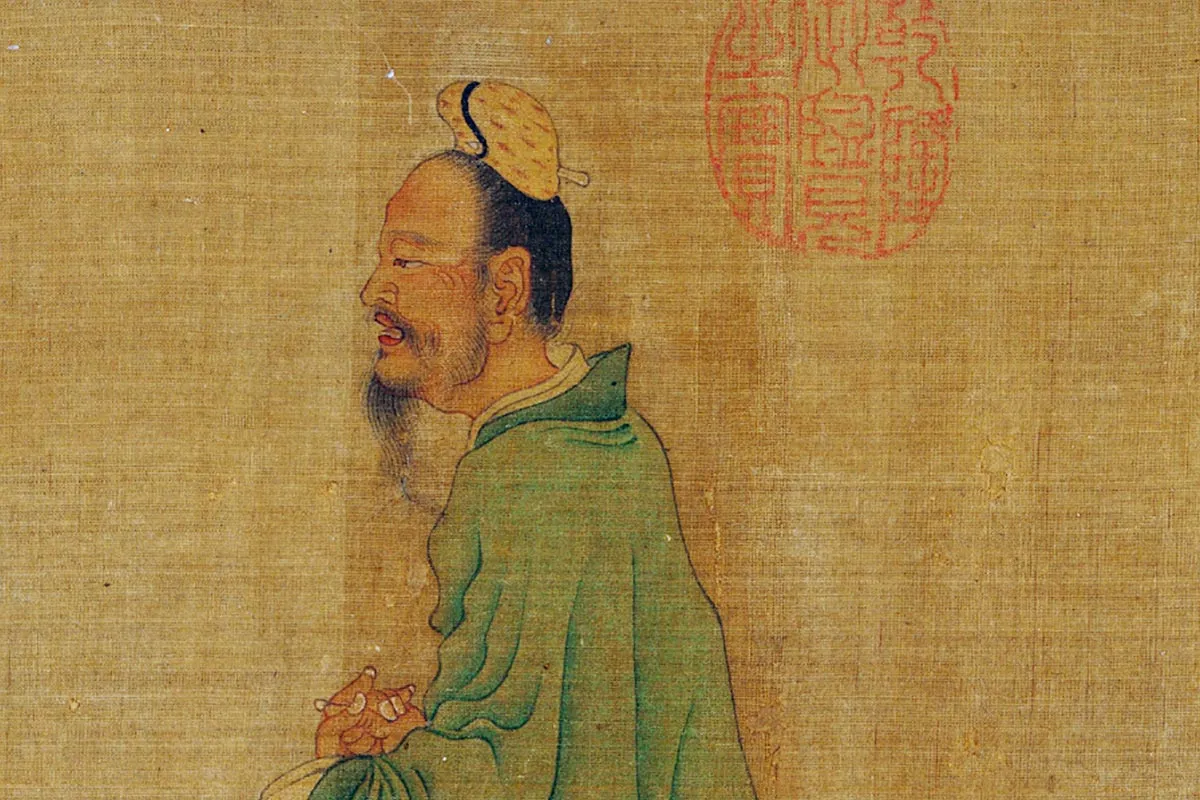 周文矩人物画《明皇会棋图》局部 (7)