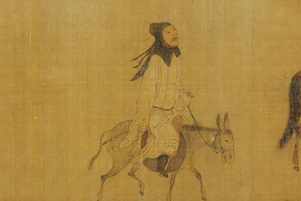 周文矩(款)《七贤过关图》局部 (3)