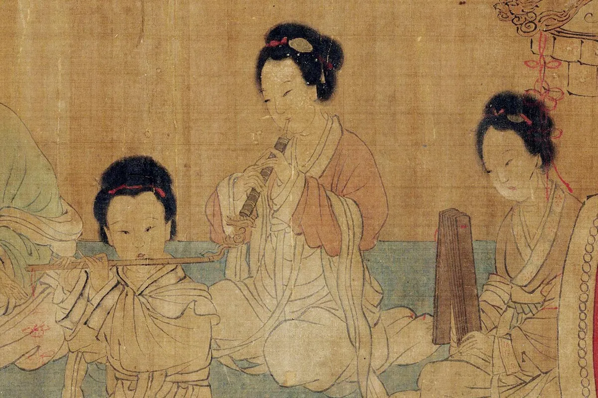 周文矩《合乐图》局部 (2)