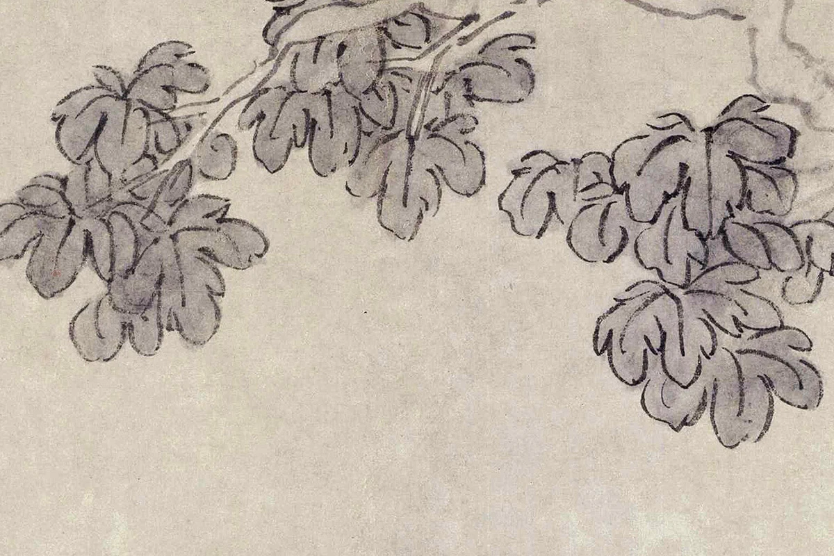 唐寅《桐阴清梦图》局部 (3)