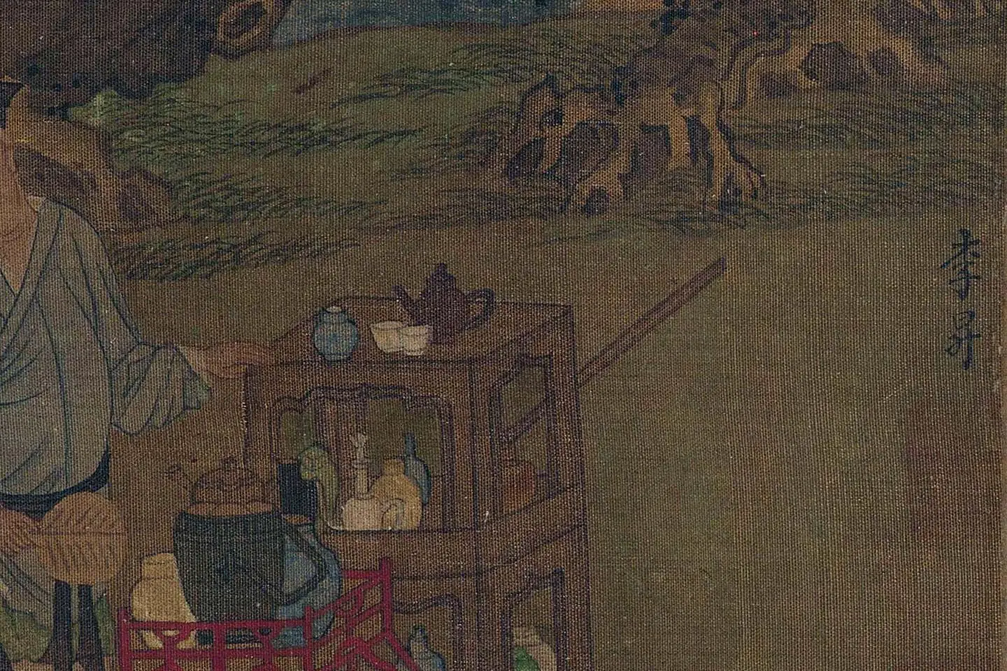 李昇《货郎图》高清大图局部 (1)