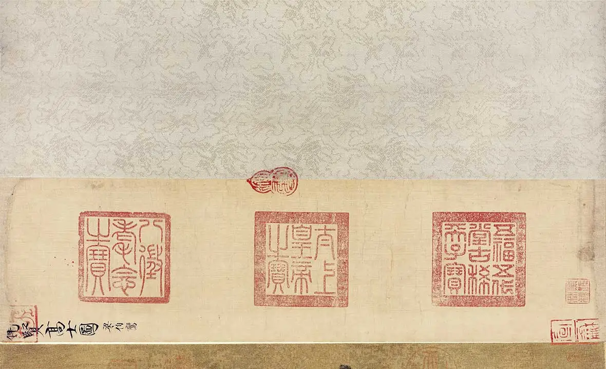 卫贤《高士图(梁伯鸾图)》_01
