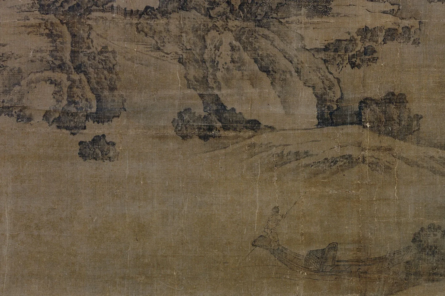 荆浩《匡庐图》局部 (2)