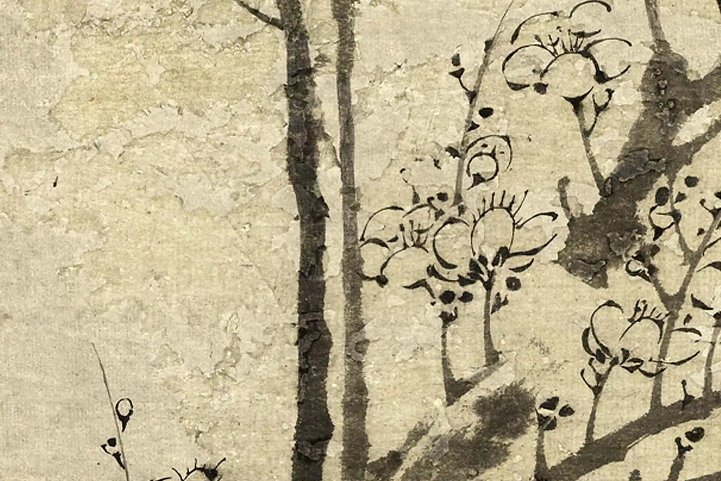 王冕《墨梅图》局部 (2)