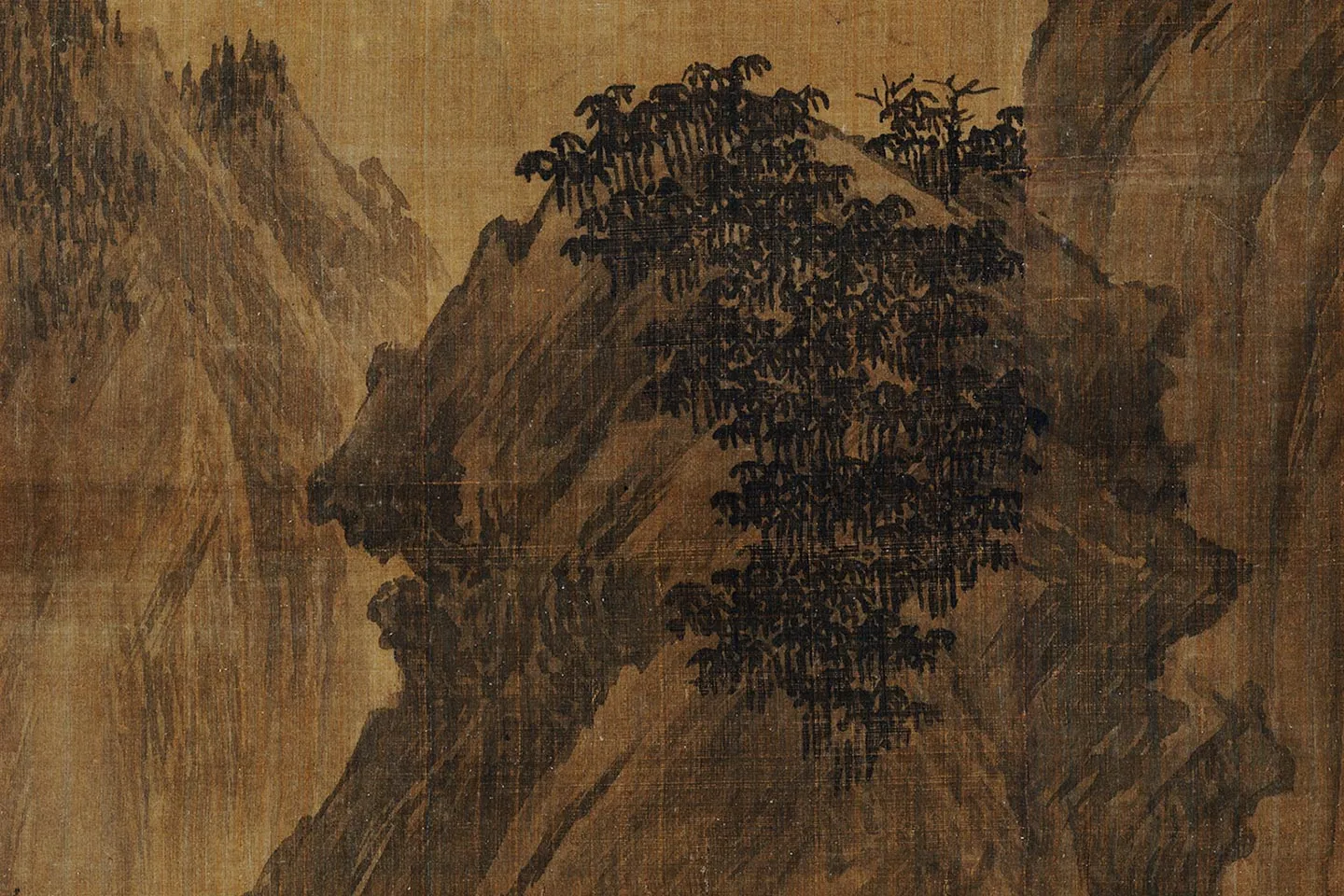 荆浩《渔乐图轴》局部 (9)