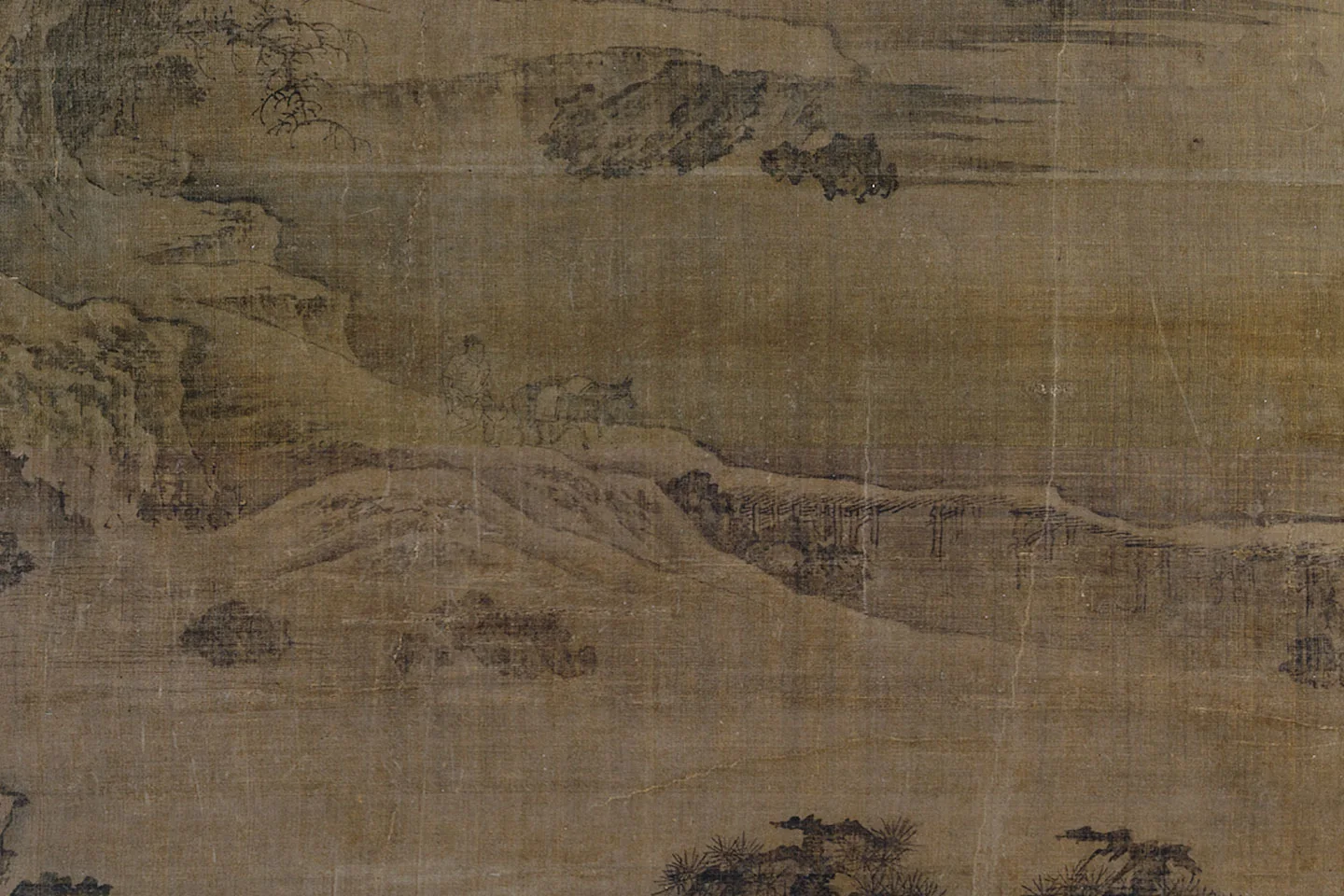 荆浩《匡庐图》局部 (4)