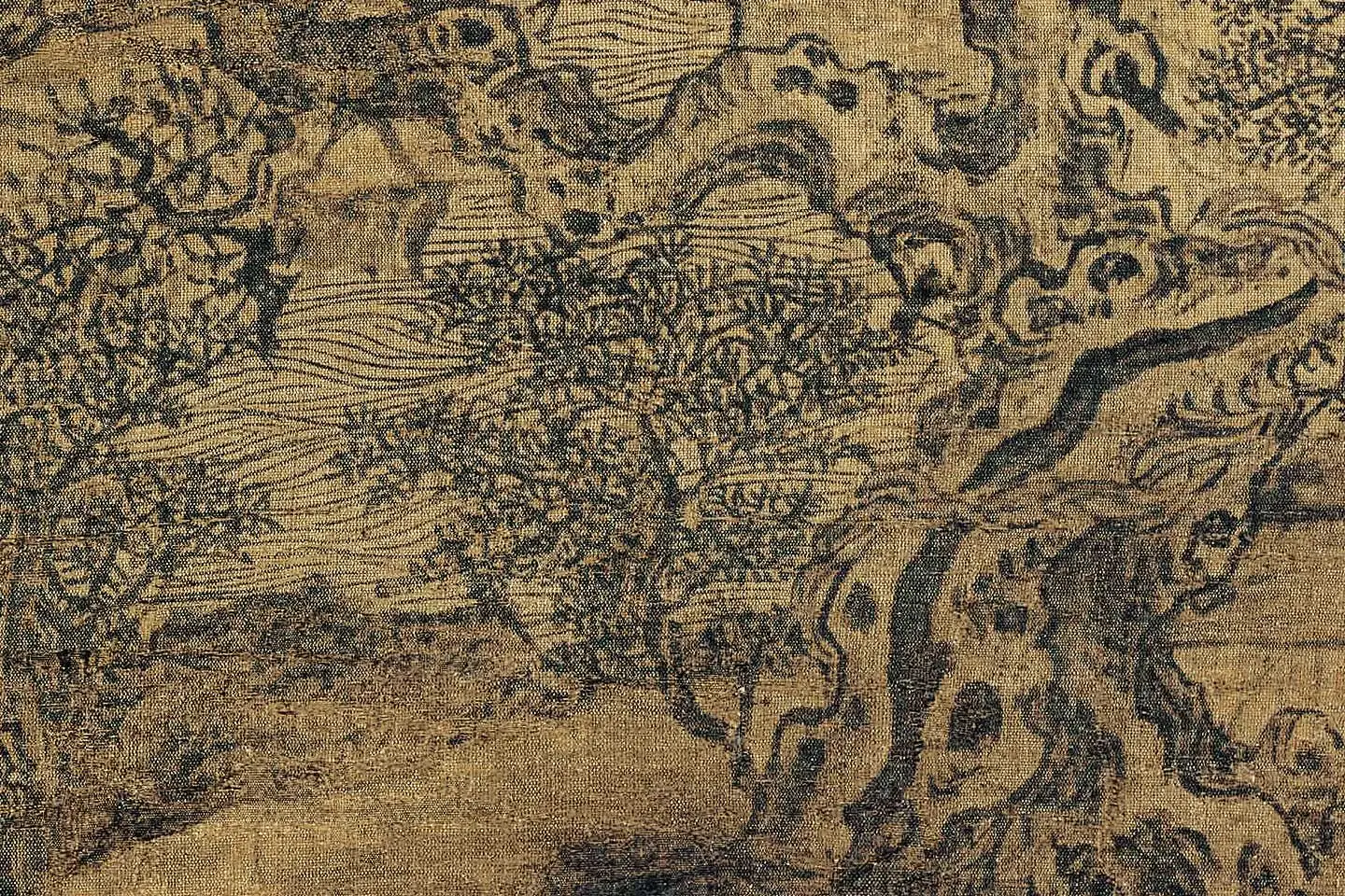 卫贤《高士图(梁伯鸾图)》高清大图局部 (6)