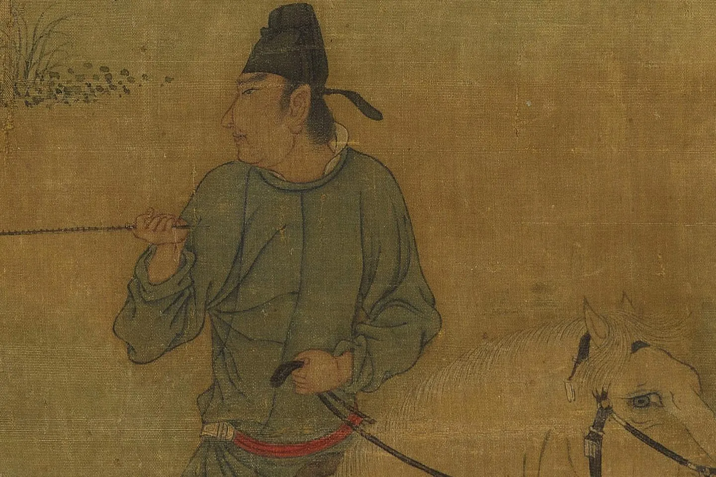 赵喦《八达春游图》高清大图局部 (4)