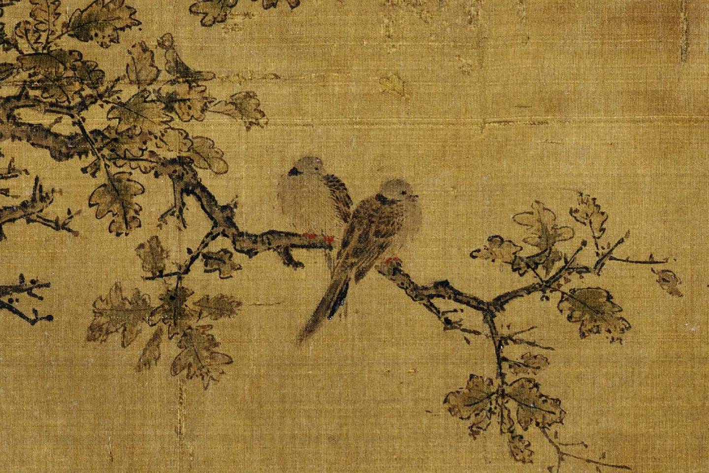 黄居寀《竹石锦鸠图》局部 (2)