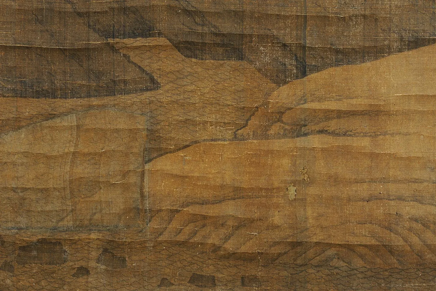 赵干山水画《烟霭秋涉图》局部 (7)