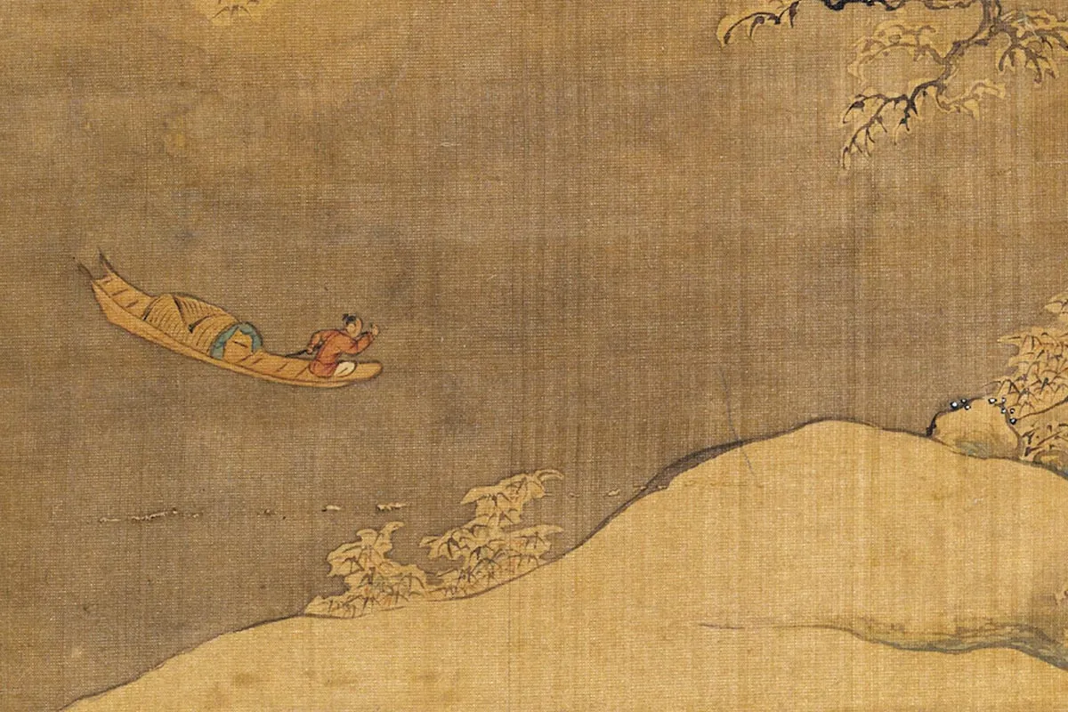 赵干冬景山水局部 (1)