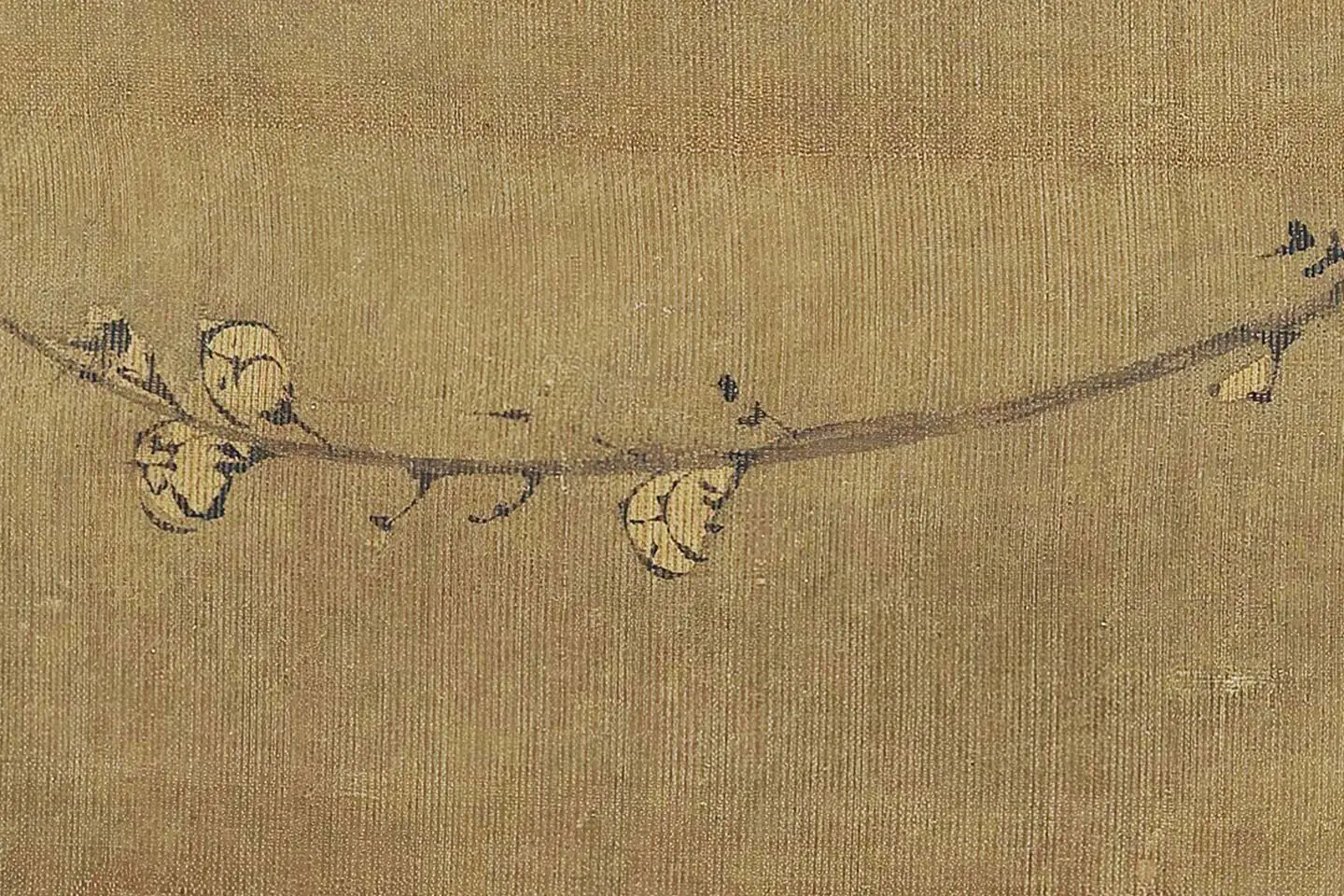 王冕画梅花《南枝春早图》高清大图局部 (16)