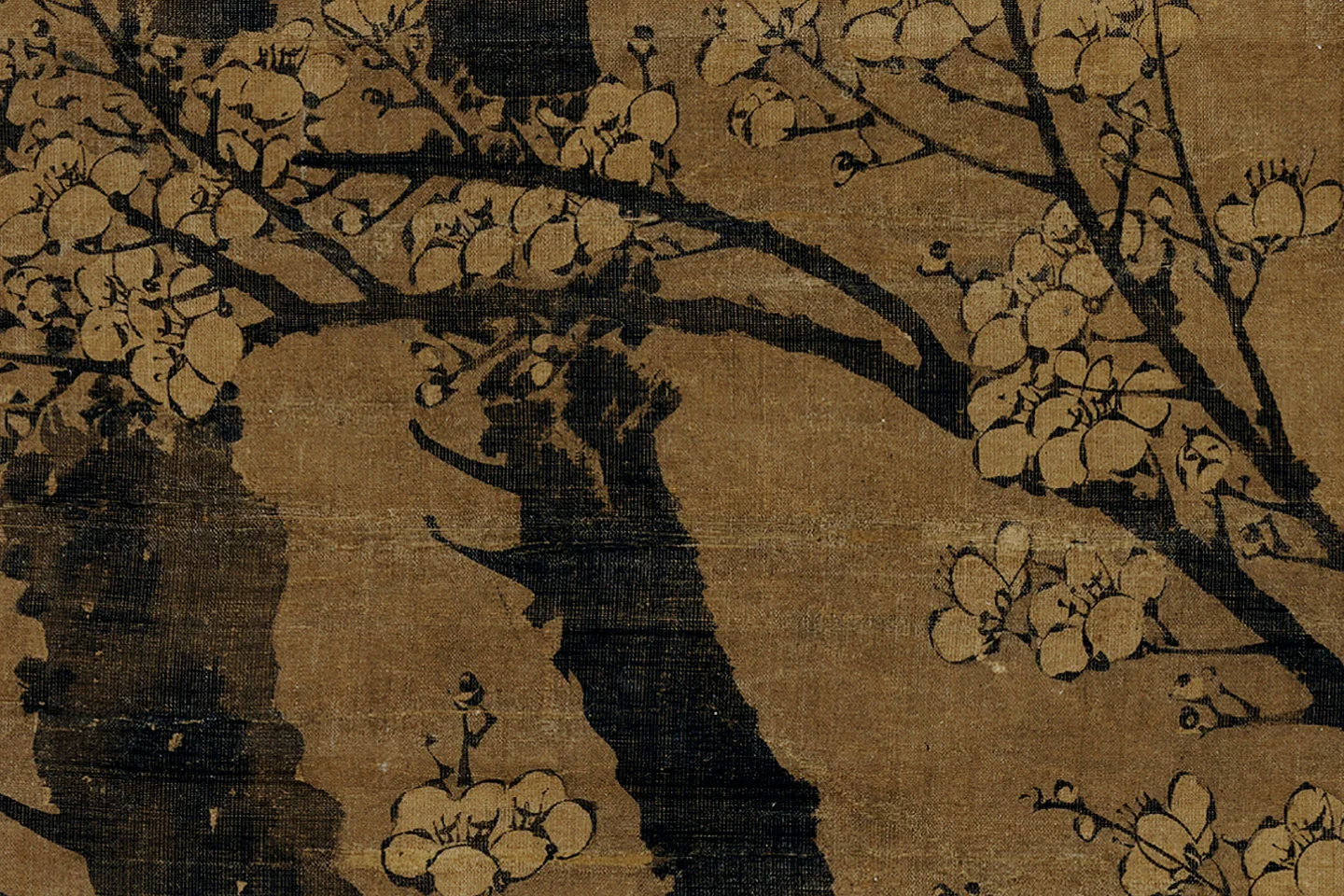 王冕墨梅《画南枝春早图》局部 (7)