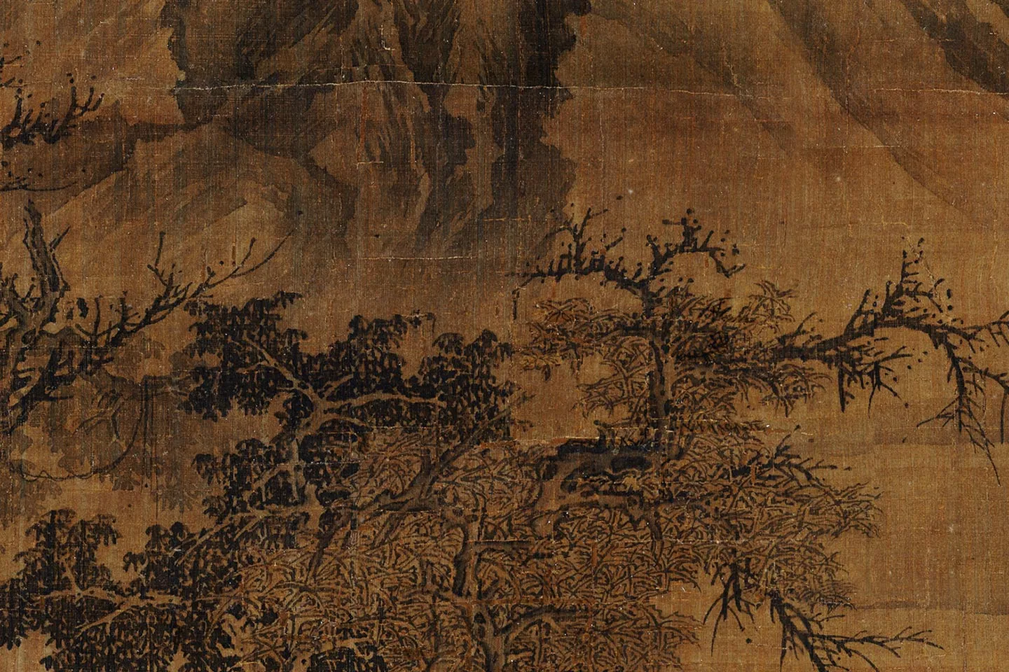 荆浩《渔乐图轴》局部 (5)