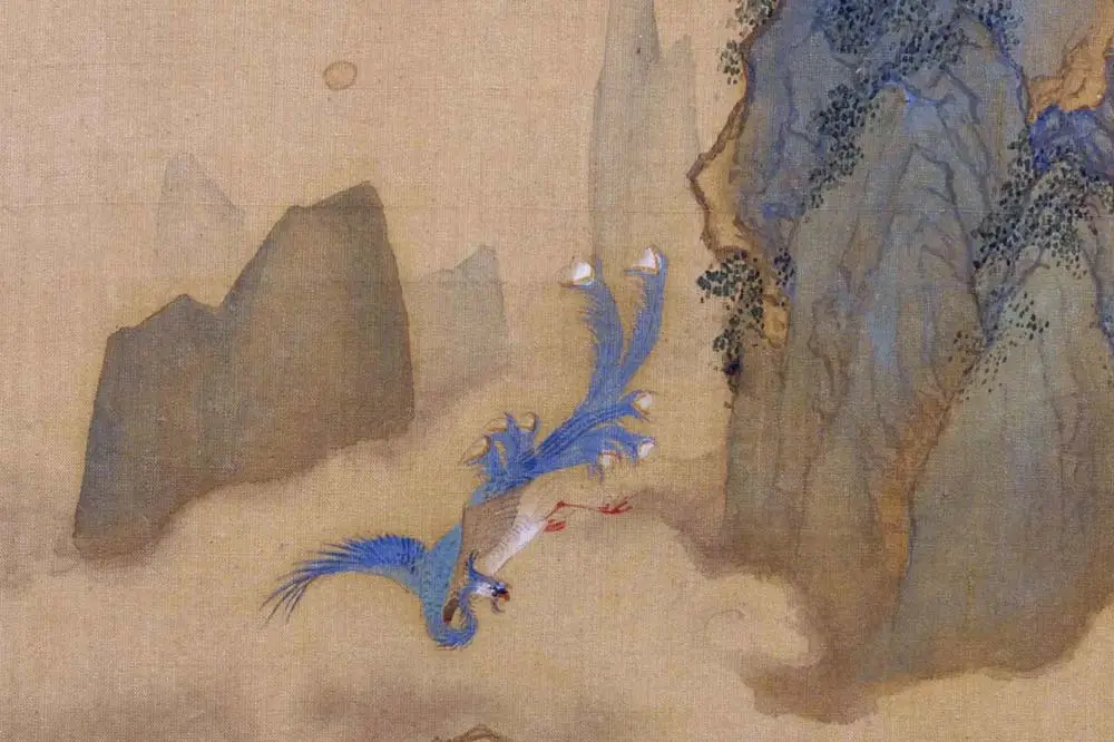 仇英工笔重彩画《人物故事图》局部 (25)