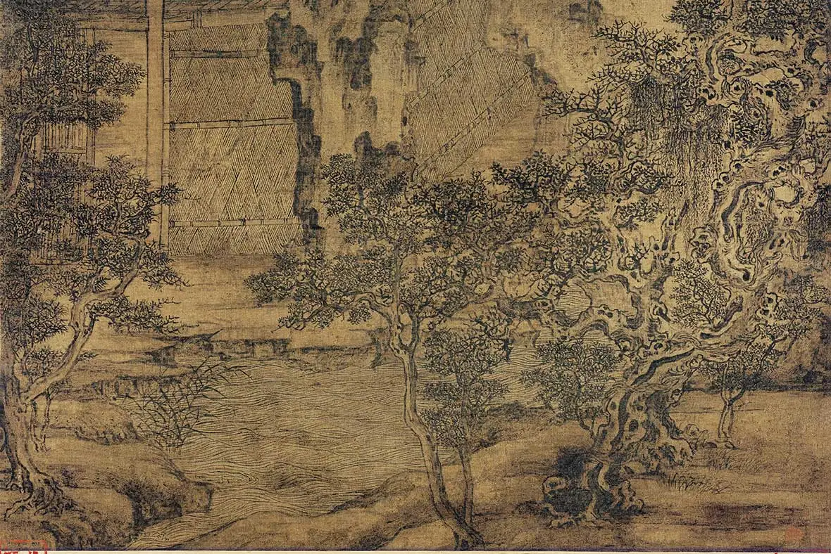 卫贤《高士图(梁伯鸾图)》_04
