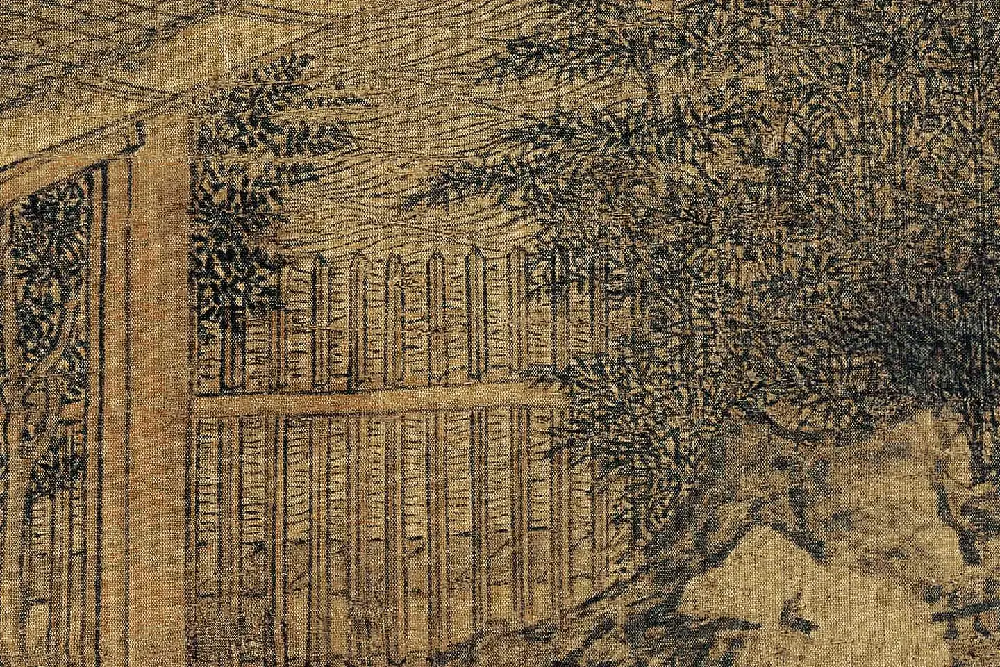 卫贤《高士图(梁伯鸾图)》高清大图局部 (7)