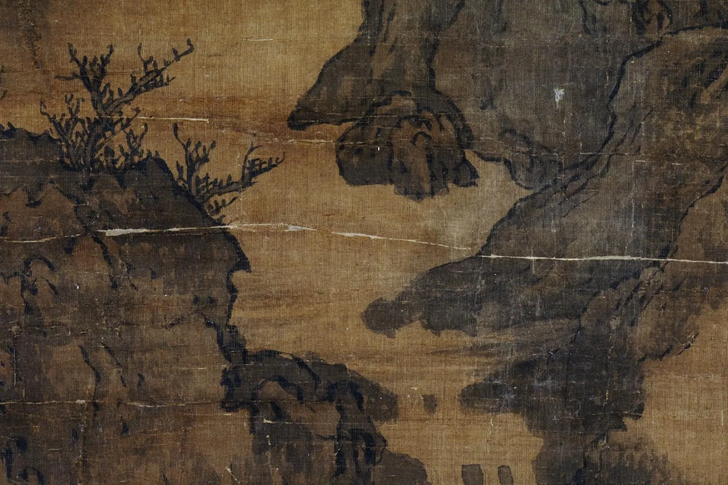 关仝《关山行旅图》局部 (6)