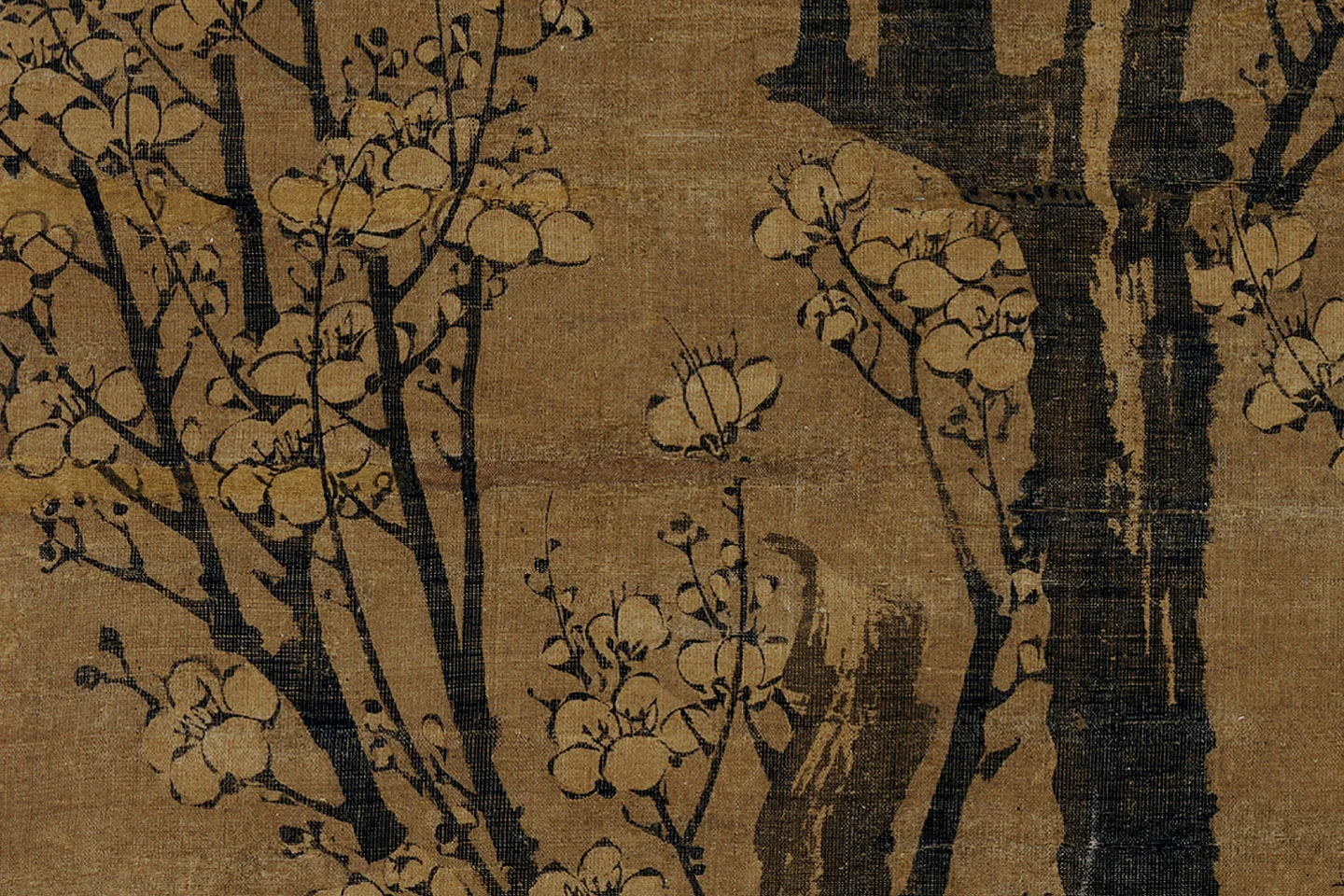 王冕墨梅《画南枝春早图》局部 (6)