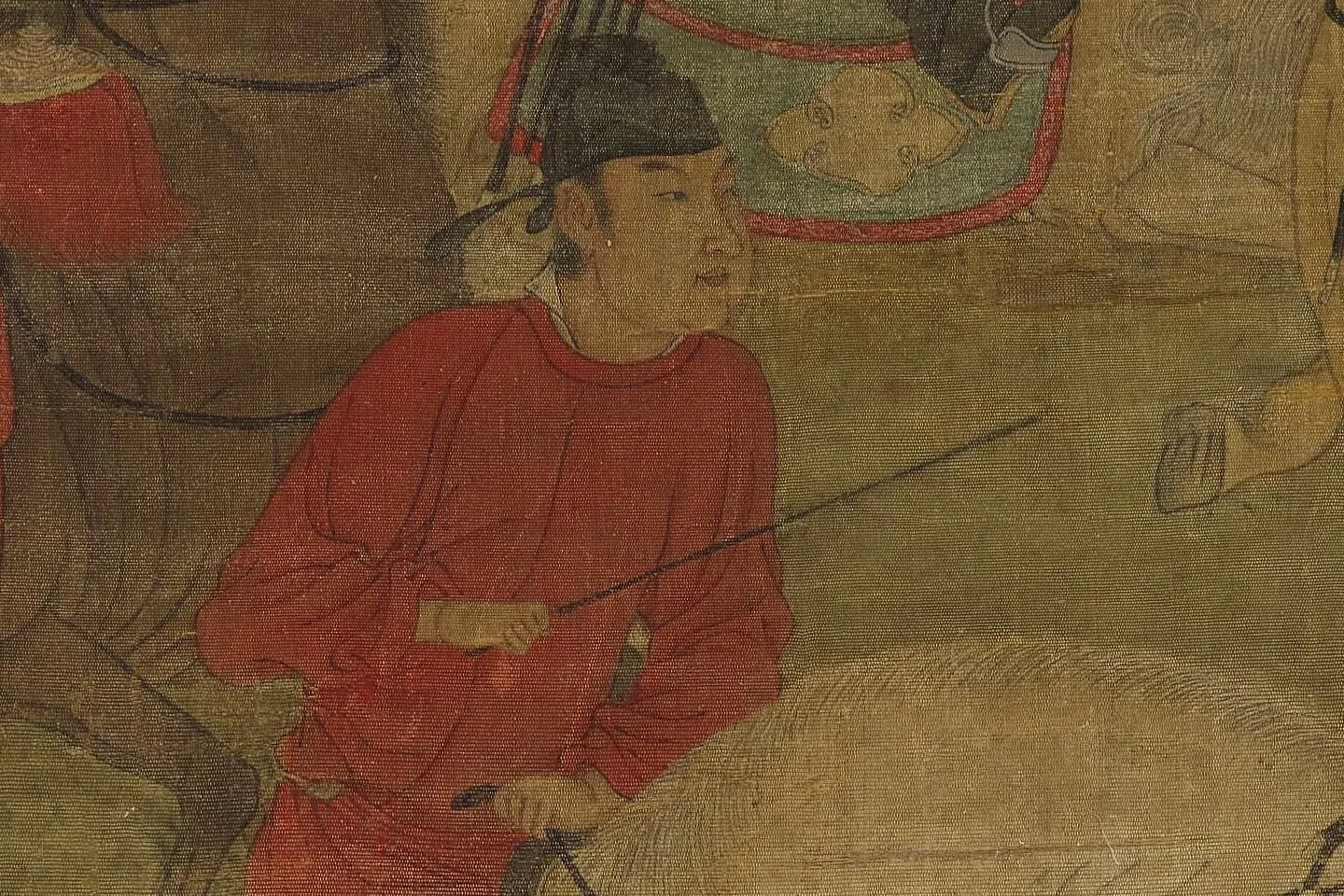 赵喦《八达春游图》高清大图局部 (6)